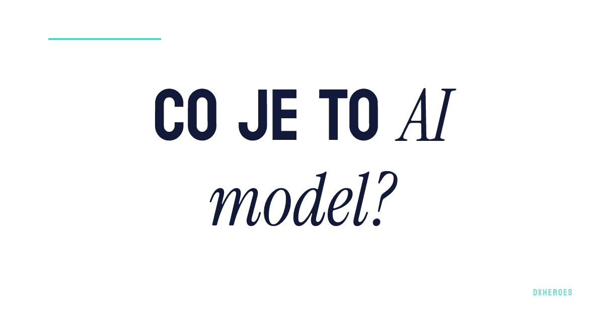 Co je to AI model?