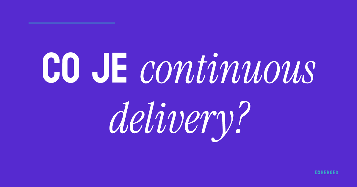 Co je continuous delivery?
