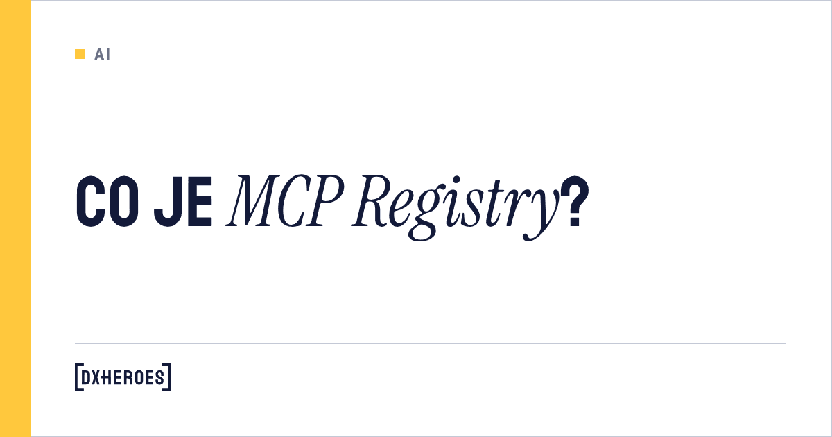 Co je MCP Registry?
