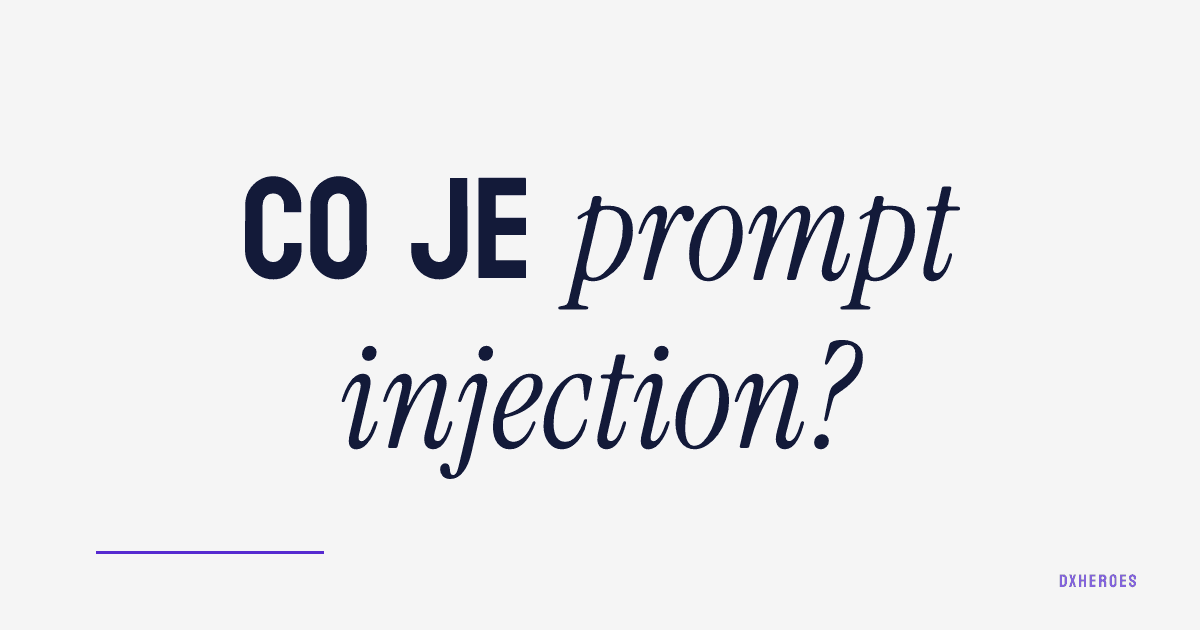 Co je prompt injection?
