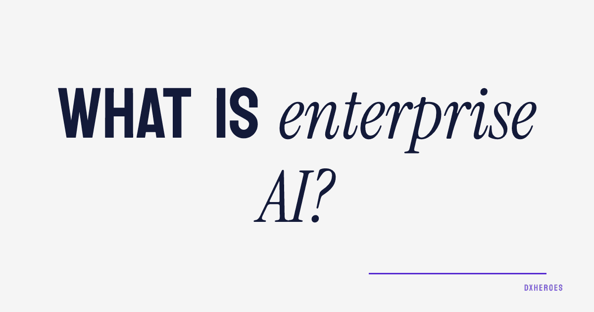 Co je enterprise AI?