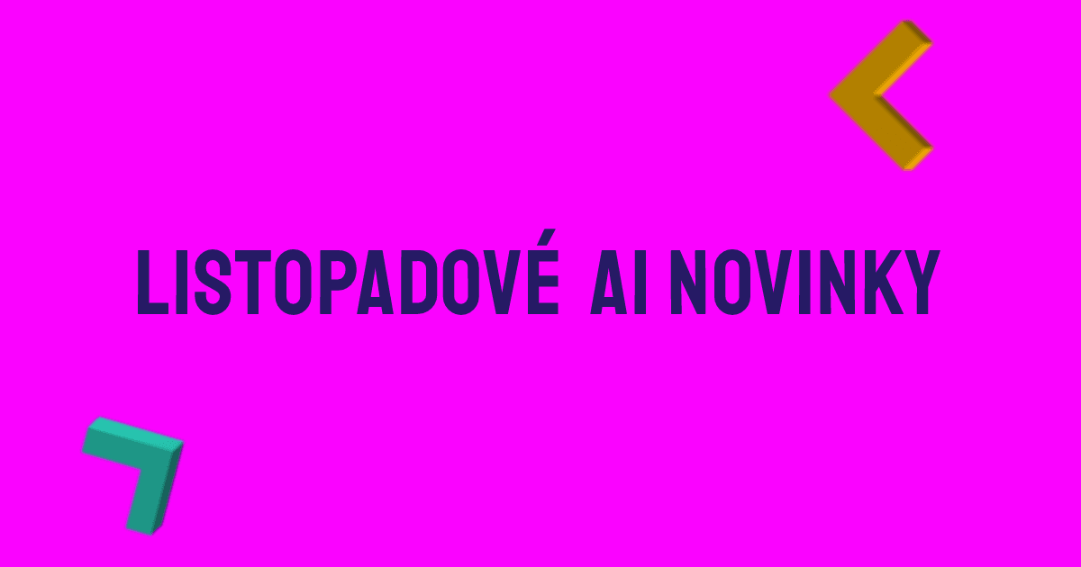 Listopadové AI novinky