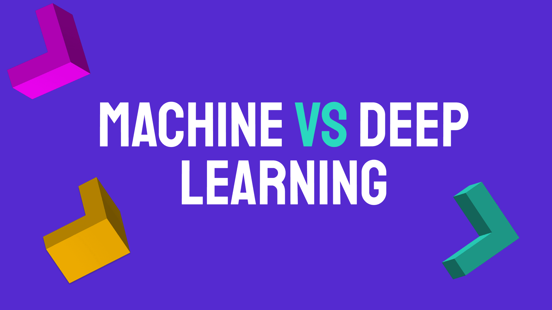 Machine Learning vs Deep Learning