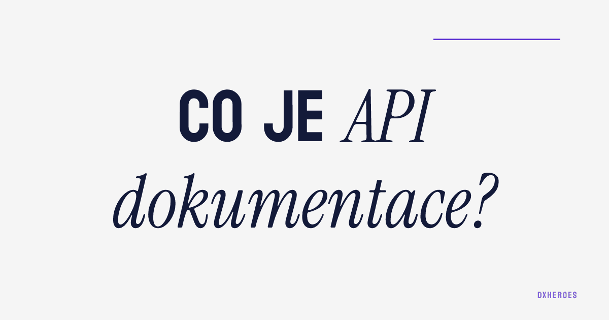 Co je API dokumentace?