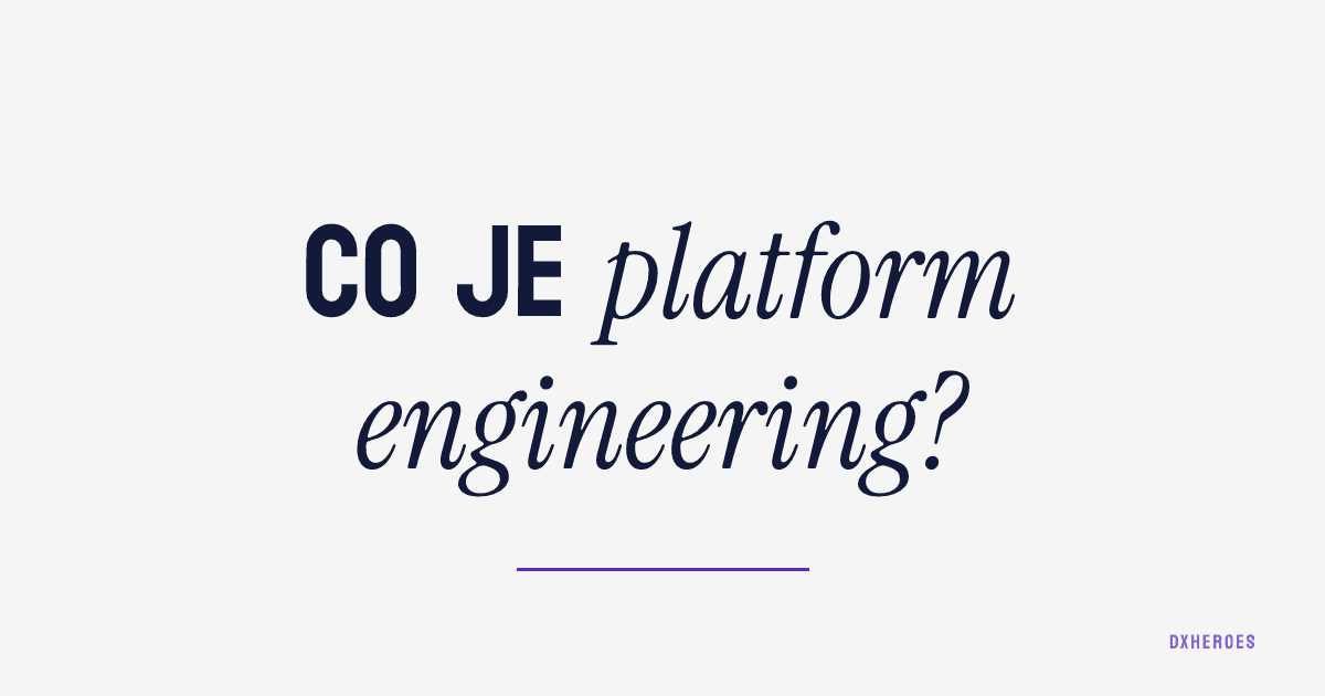 Co je platform engineering?
