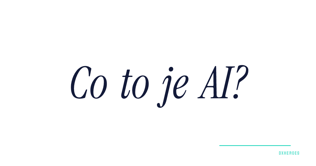 Co to je AI?