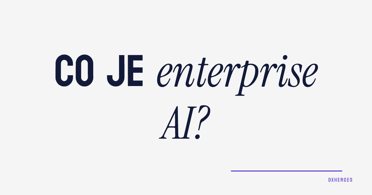 Co je enterprise AI?