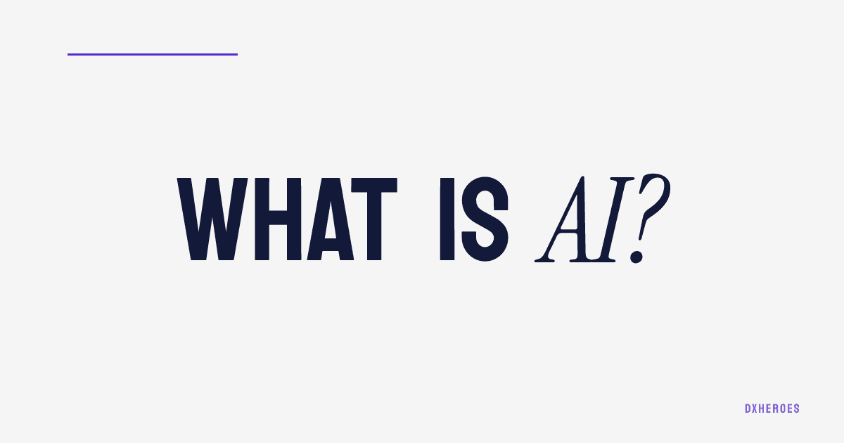 What is AI?