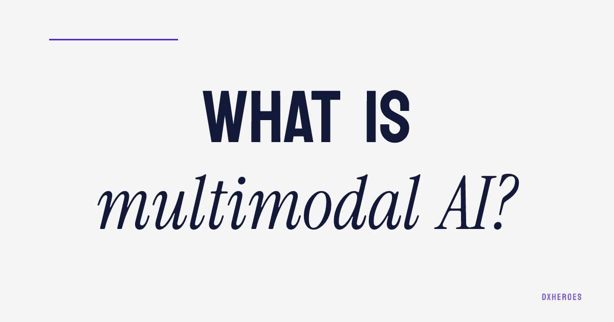 What is multimodal AI?