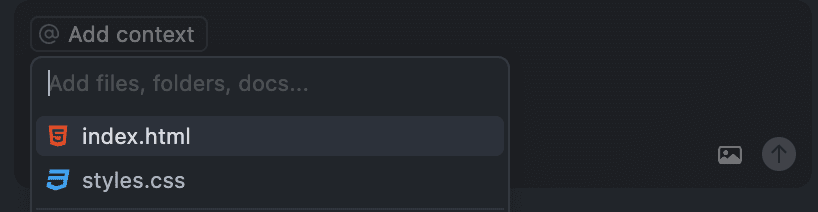 Cursor IDE - kontext chatového okna