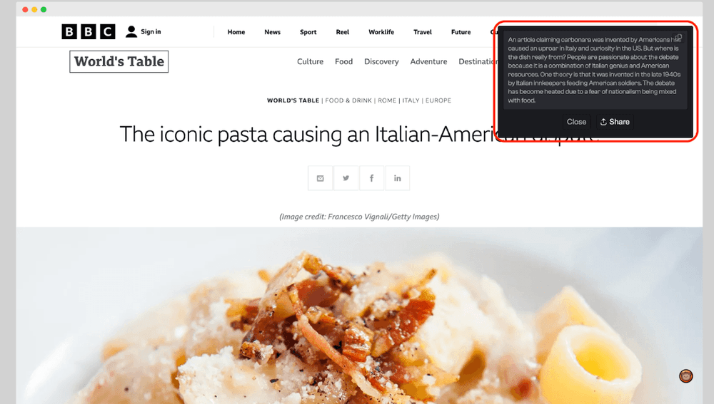 Article Image The Iconic Pasta